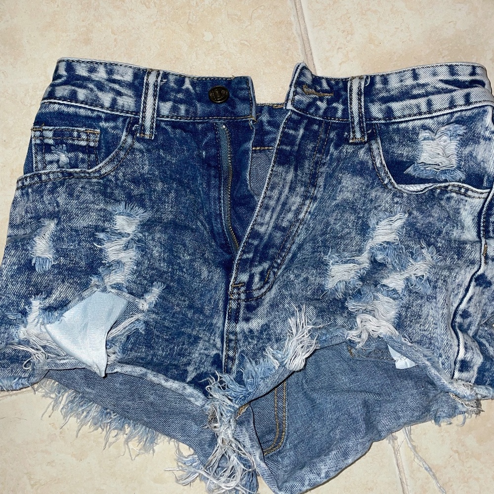 SHEIN jean shorts